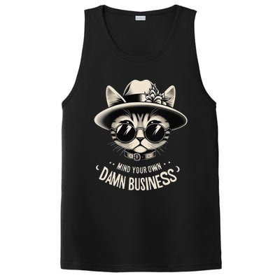 Walz Mind Your Own Damn Business Harris Waltz Cat Lady PosiCharge Competitor Tank