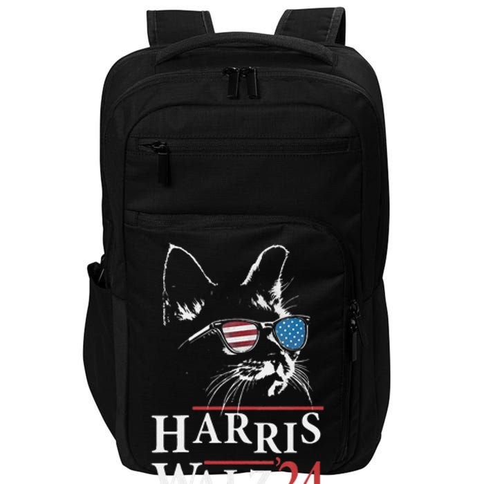 Walz Mind Your Own Damn Business Harris Waltz Cat Lady Impact Tech Backpack