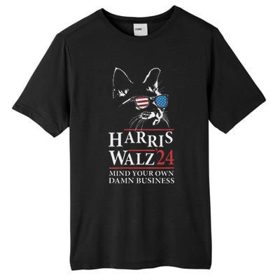 Walz Mind Your Own Damn Business Harris Waltz Cat Lady Tall Fusion ChromaSoft Performance T-Shirt