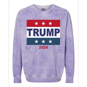 Trump 45 47 Support 2024 Election Day Your Vote Matters  Colorblast Crewneck Sweatshirt