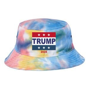 Trump 45 47 Support 2024 Election Day Your Vote Matters  Tie Dye Newport Bucket Hat