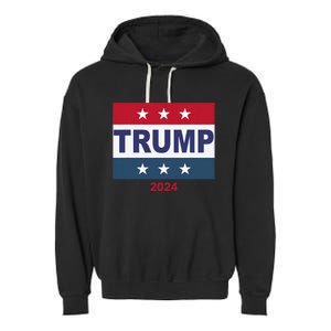 Trump 45 47 Support 2024 Election Day Your Vote Matters  Garment-Dyed Fleece Hoodie