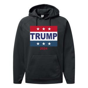 Trump 45 47 Support 2024 Election Day Your Vote Matters  Performance Fleece Hoodie