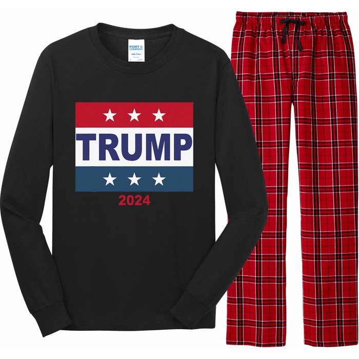 Trump 45 47 Support 2024 Election Day Your Vote Matters  Long Sleeve Pajama Set