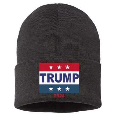 Trump 45 47 Support 2024 Election Day Your Vote Matters  Sustainable Knit Beanie