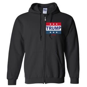 Trump 45 47 Support 2024 Election Day Your Vote Matters  Full Zip Hoodie