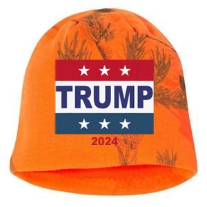 Trump 45 47 Support 2024 Election Day Your Vote Matters  Kati - Camo Knit Beanie