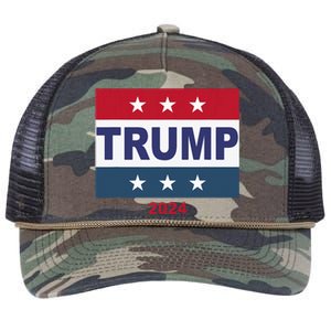 Trump 45 47 Support 2024 Election Day Your Vote Matters  Retro Rope Trucker Hat Cap