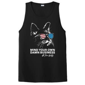 Walz Mind Your Own Damn Business Harris Waltz Cat Lady PosiCharge Competitor Tank