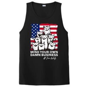 Walz Mind Your Own Damn Business Harris Waltz Cat Lady PosiCharge Competitor Tank