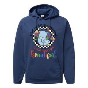 What Makes You Different Is What Makes You Beautiful Performance Fleece Hoodie