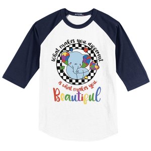 What Makes You Different Is What Makes You Beautiful Baseball Sleeve Shirt