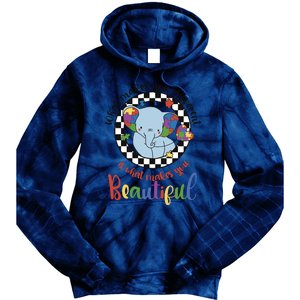 What Makes You Different Is What Makes You Beautiful Tie Dye Hoodie