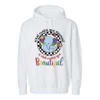 What Makes You Different Is What Makes You Beautiful Garment-Dyed Fleece Hoodie