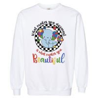 What Makes You Different Is What Makes You Beautiful Garment-Dyed Sweatshirt