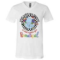 What Makes You Different Is What Makes You Beautiful V-Neck T-Shirt