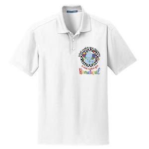 What Makes You Different Is What Makes You Beautiful Dry Zone Grid Polo