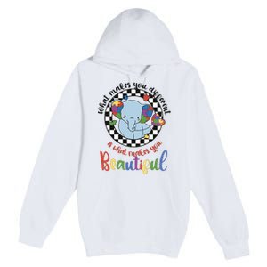 What Makes You Different Is What Makes You Beautiful Premium Pullover Hoodie