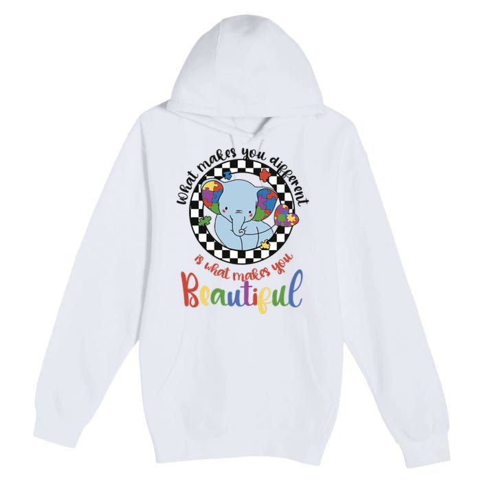 What Makes You Different Is What Makes You Beautiful Premium Pullover Hoodie