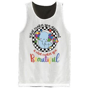 What Makes You Different Is What Makes You Beautiful Mesh Reversible Basketball Jersey Tank