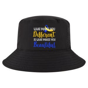 What Makes You Different Is What Makes You Beautiful Down Syndrome Cool Comfort Performance Bucket Hat