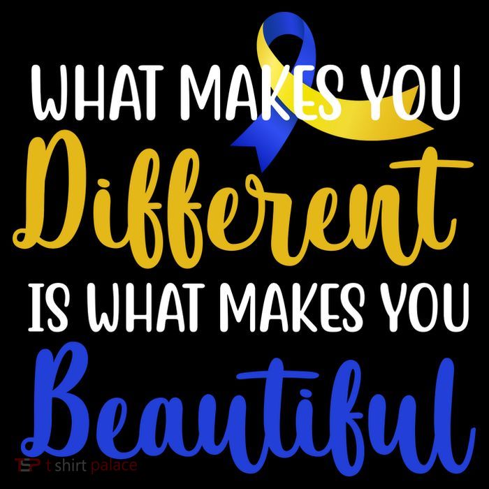 What Makes You Different Is What Makes You Beautiful Down Syndrome Button