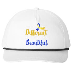 What Makes You Different Is What Makes You Beautiful Down Syndrome Snapback Five-Panel Rope Hat