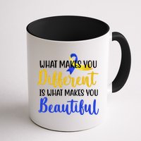 What Makes You Different Is What Makes You Beautiful Down Syndrome Mug