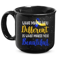 What Makes You Different Is What Makes You Beautiful Down Syndrome 15oz Campfire Ceramic Mug