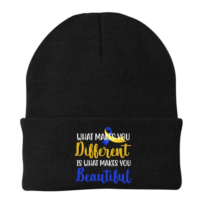 What Makes You Different Is What Makes You Beautiful Down Syndrome Beanie