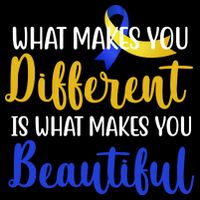 What Makes You Different Is What Makes You Beautiful Down Syndrome Coaster