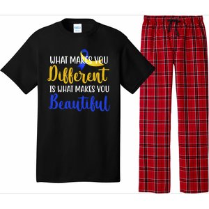 What Makes You Different Is What Makes You Beautiful Down Syndrome Pajama Set