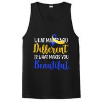 What Makes You Different Is What Makes You Beautiful Down Syndrome PosiCharge Competitor Tank