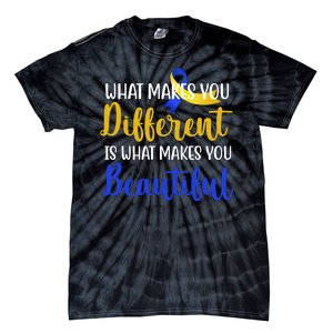 What Makes You Different Is What Makes You Beautiful Down Syndrome Tie-Dye T-Shirt