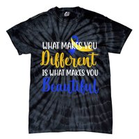 What Makes You Different Is What Makes You Beautiful Down Syndrome Tie-Dye T-Shirt