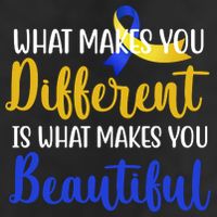What Makes You Different Is What Makes You Beautiful Down Syndrome Trucker Hat