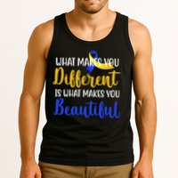 What Makes You Different Is What Makes You Beautiful Down Syndrome Tank Top