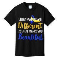 What Makes You Different Is What Makes You Beautiful Down Syndrome Kids T-Shirt