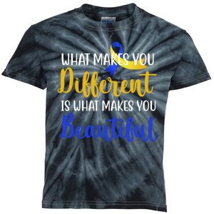 What Makes You Different Is What Makes You Beautiful Down Syndrome Kids Tie-Dye T-Shirt