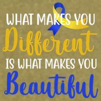 What Makes You Different Is What Makes You Beautiful Down Syndrome Garment-Dyed Women's Muscle Tee