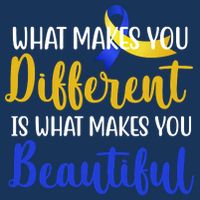 What Makes You Different Is What Makes You Beautiful Down Syndrome Infant Baby Jersey Bodysuit