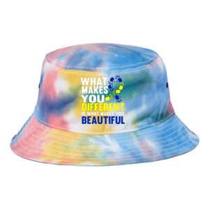 What Makes You Different Is What Make You Beautiful Down Syndrome Gift Tie Dye Newport Bucket Hat