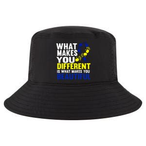 What Makes You Different Is What Make You Beautiful Down Syndrome Gift Cool Comfort Performance Bucket Hat