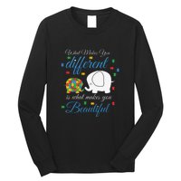 What Makes You Different Elephant Autism Awareness Month Long Sleeve Shirt