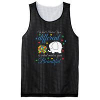 What Makes You Different Elephant Autism Awareness Month Mesh Reversible Basketball Jersey Tank