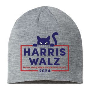 Walz Mind Your Own Damn Business Harris Waltz Cat Lady Sustainable Beanie