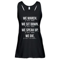 We March, Y'all Mad For Civil Rights Ladies Essential Flowy Tank