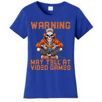 Warning May Yell At Video Games Women's T-Shirt