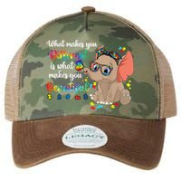 What Makes You Different Is What Makes You Beautiful Autism Legacy Tie Dye Trucker Hat