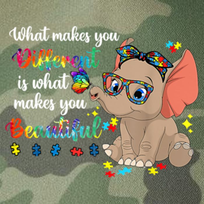 What Makes You Different Is What Makes You Beautiful Autism Legacy Tie Dye Trucker Hat